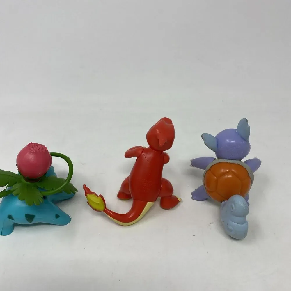 Pokemon Tomy Lot Of 3 Ivysaur, Charmeleon Vinyl Figures 2